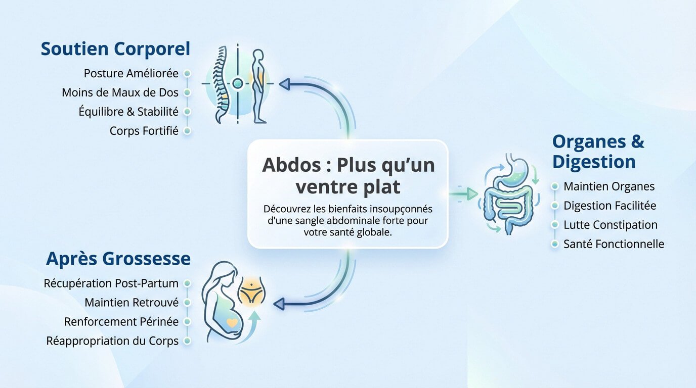 Femme réalisant des exercices d'abdominaux pour renforcer sa posture et sa santé