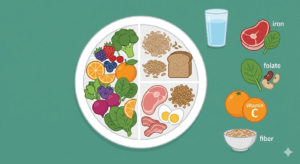 
assiette équilibree