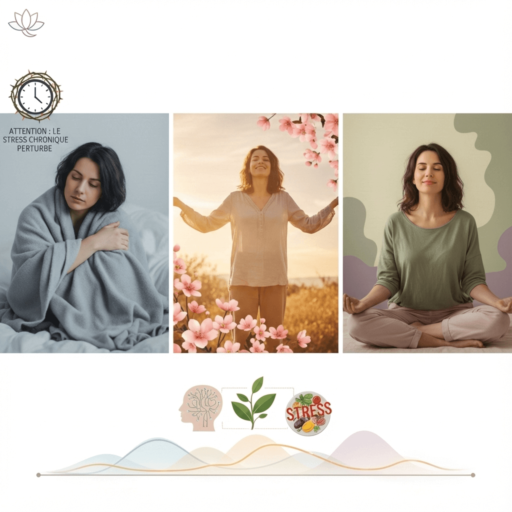 femme à différents moments du cycle