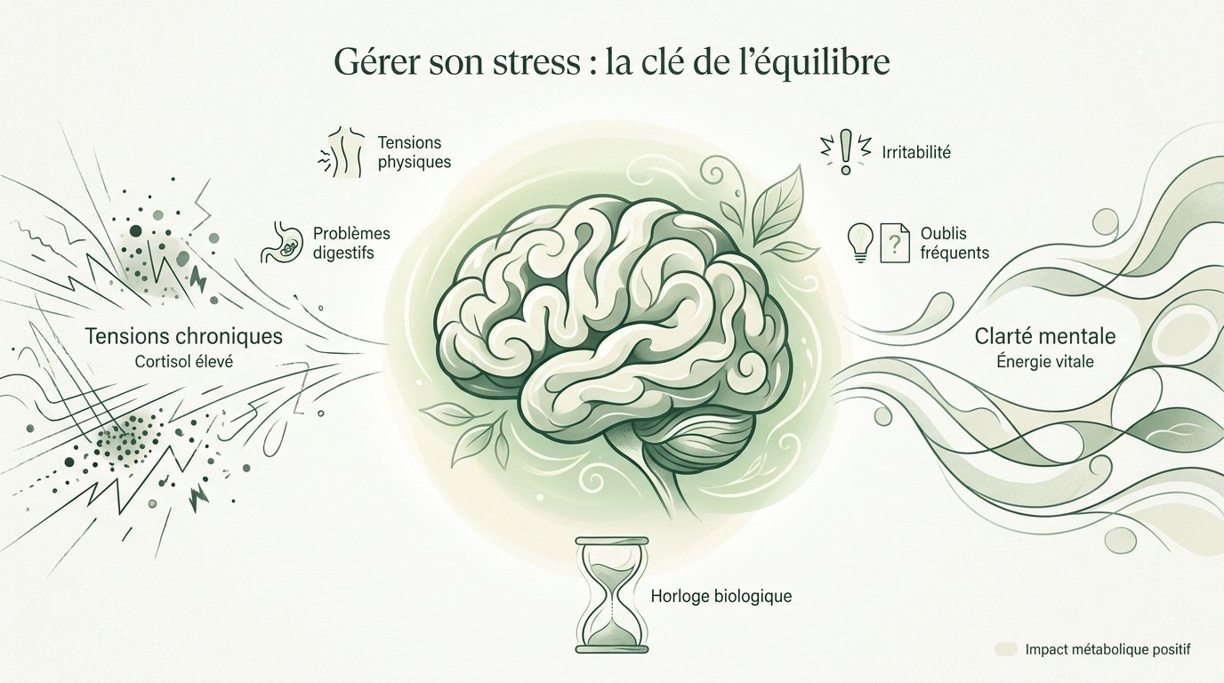 Femme pratiquant la respiration pour réguler son cortisol