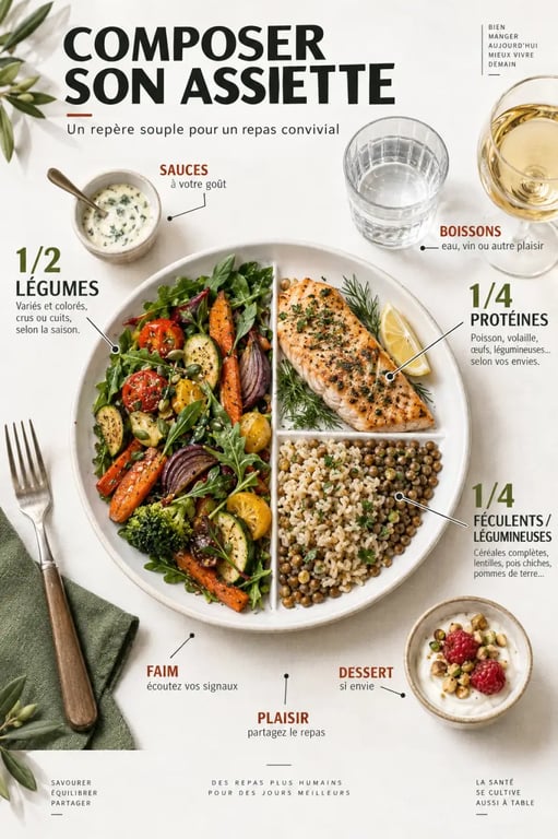 Comment intégrer des sorties culinaires dans un équilibre alimentaire sain : composition d'une assiette au restaurant