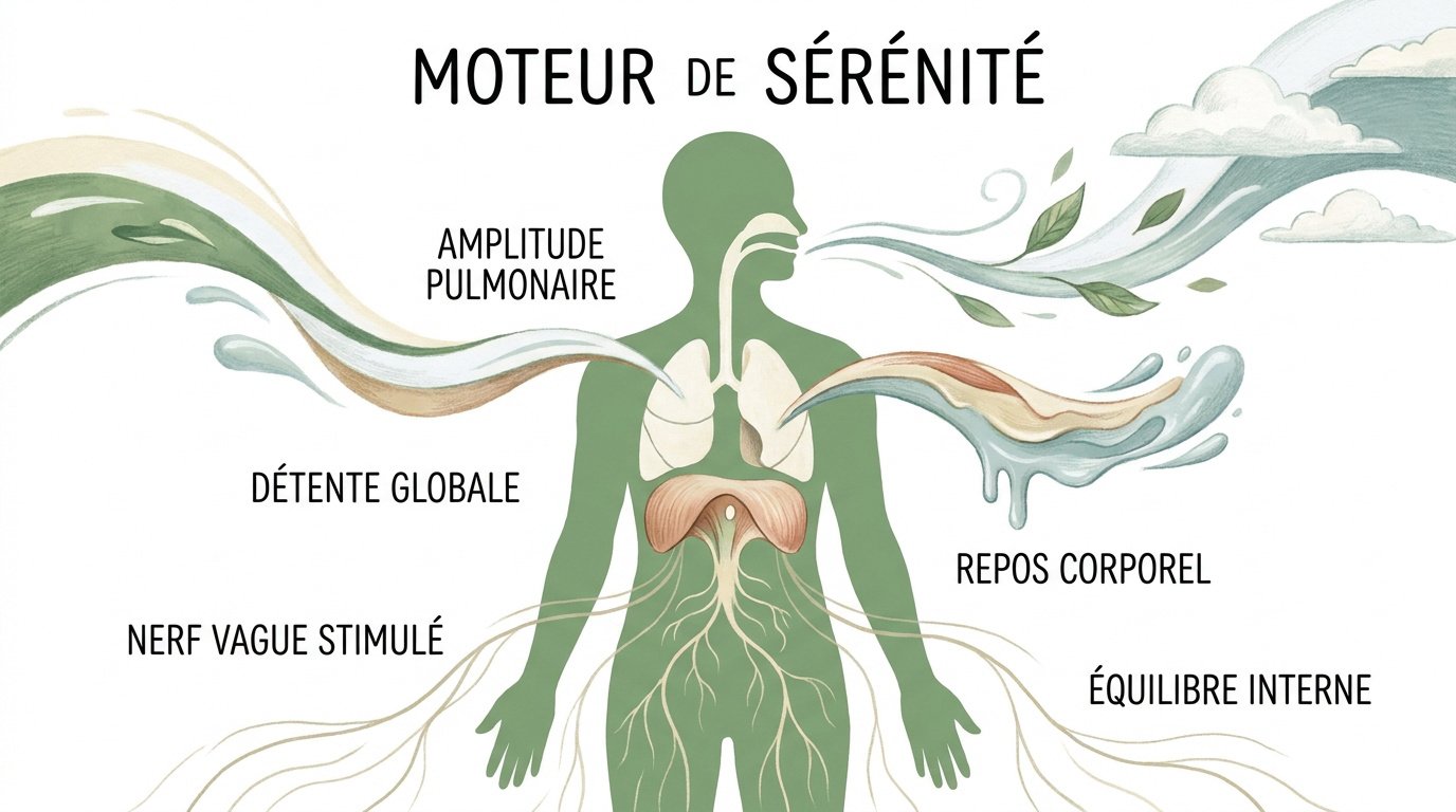 Schéma du diaphragme pour la relaxation